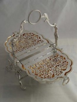 00445 Pair-2-Victorian-Silver-Shell-Shaped-Biscuit-Sweet-Container-3